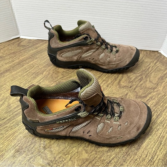 Merrell Chameleon Arc Gore Tex XCR Brown Leather Hiking Shoes Size 7.5 - Picture 3 of 10